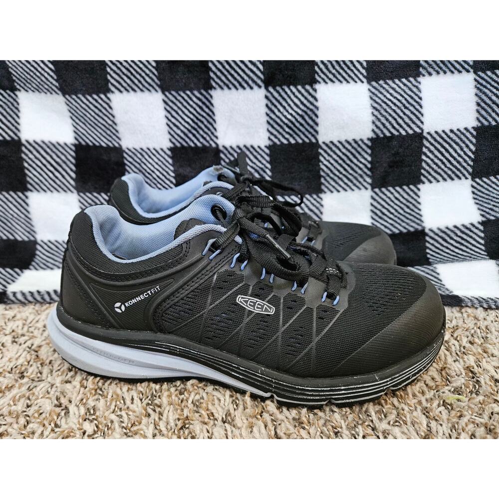 KEEN Utility Women’s Steel Toe Work Shoes Black Gray Size 7.5 M ASTM F2413-18
